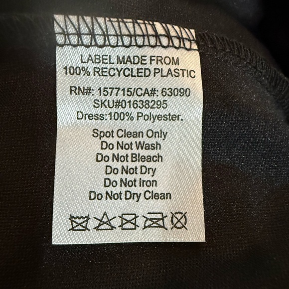 Spirit Black and White Gothic Long Sleeve Dress NWT Size XL - Picture 7 of 13